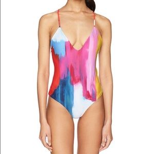 Mara HoffmanEmma Swimsuit, Pink/Multi Size XS $275
